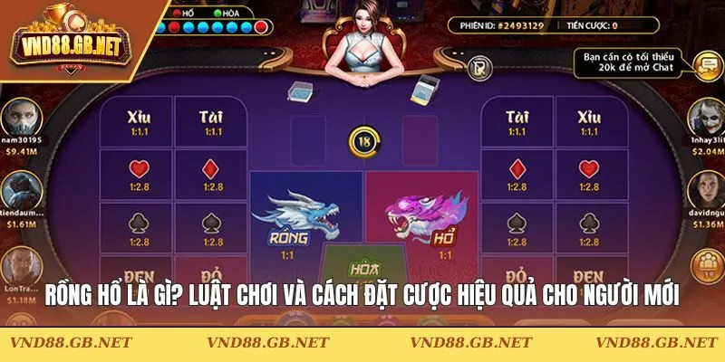 Rồng Hổ Là Gì? Luật Chơi Và Cách Đặt Cược Hiệu Quả Cho Người Mới