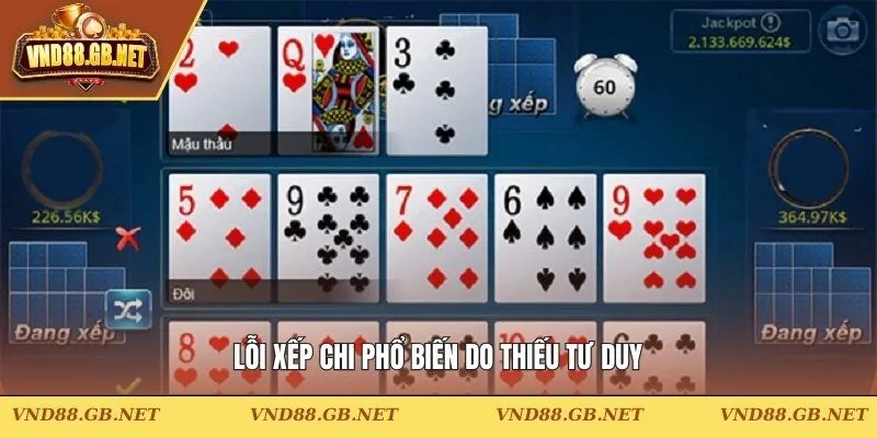 Lỗi xếp chi phổ biến do thiếu tư duy