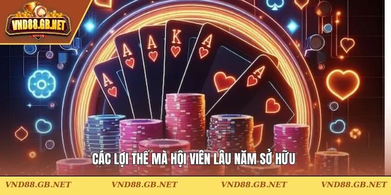 Các lợi thế mà hội viên lâu năm sở hữu 