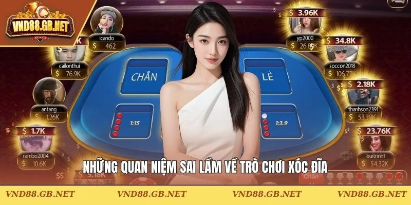 Sai lầm về trò chơi xóc đĩa
